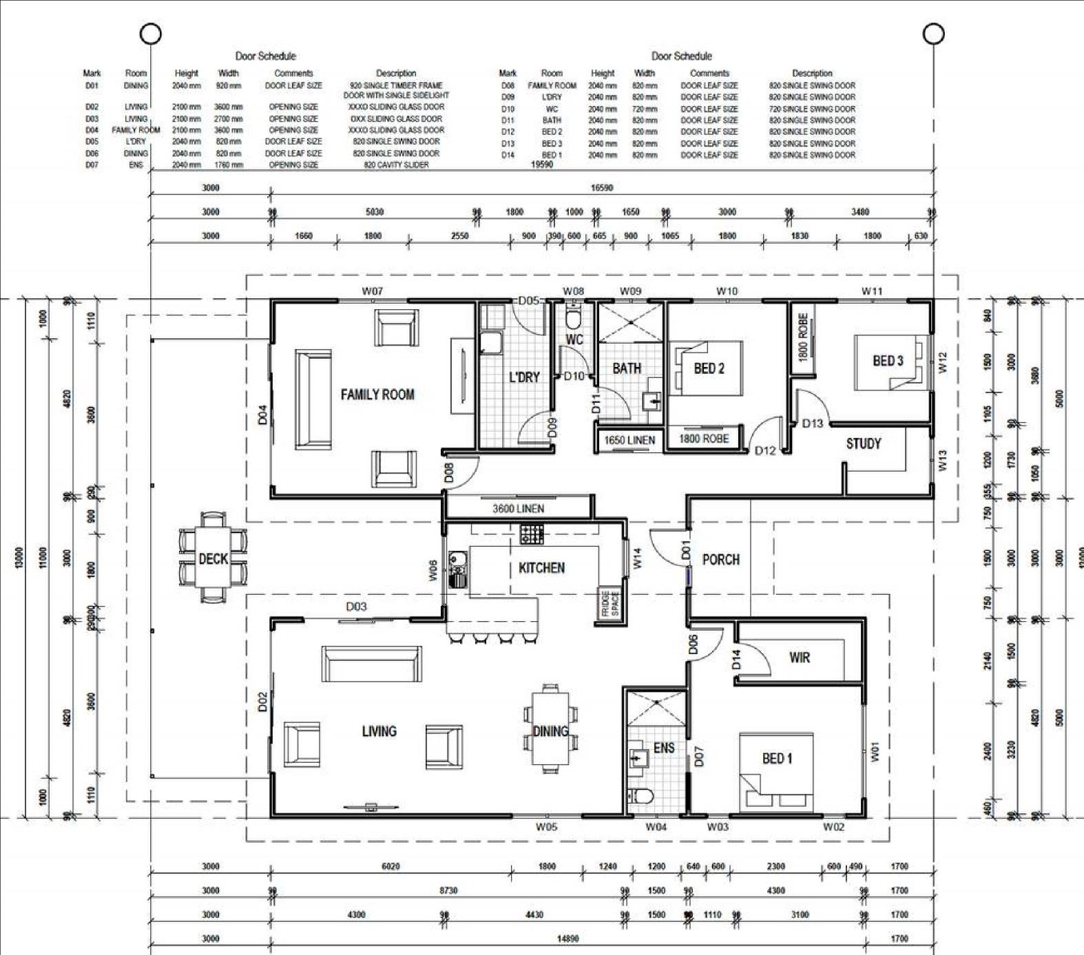 The Janekents floor plan