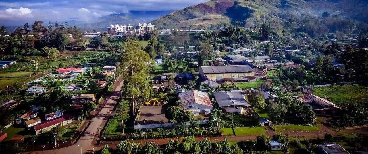 Papua New Guinea community and landscape